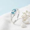 Tekili Silberring mit ovalem Edelstein – 925 Sterling Silber