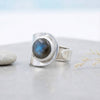 925 Silber Ring BAGANI plain - größenverstellbar