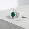 925 Silber Ring BAGANI plain - größenverstellbar