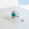 925 Silber Ring BAGANI plain - größenverstellbar