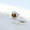 925 Silber Ring BAGANI plain - größenverstellbar