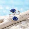 925 Silber Ring KARAI - größenverstellbar