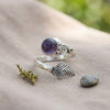 Amethyst Ring  Rund blumig 925 Sterlingsilber