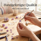 [KI] Handgefertigter Silberring mit Amethyst bei der Schmuckherstellung
