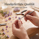 [KI] Handgefertigter Silberring mit Amethyst bei der Schmuckherstellung