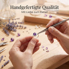 [KI] Handgefertigter Silberring mit Amethyst bei der Schmuckherstellung