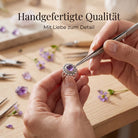 [KI] Handgefertigter Silberring mit Amethyst bei der Schmuckherstellung