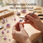 [KI] Handgefertigter Silberring mit Amethyst bei der Schmuckherstellung