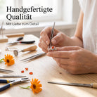 [KI] Handgefertigter Silberring mit Karneol bei der Schmuckherstellung