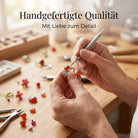 [KI] Handgefertigter Silberring mit Karneol bei der Schmuckherstellung