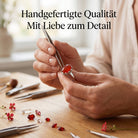 [KI] Handgefertigter Silberring mit Karneol bei der Schmuckherstellung