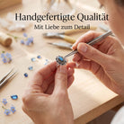 [KI] Handgefertigter Silberring mit Labradorit bei der Schmuckherstellung