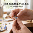 [KI] Handgefertigter Silberring mit Labradorit bei der Schmuckherstellung