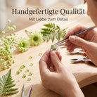 [KI] Handgefertigter Silberring mit Peridot bei der Schmuckherstellung