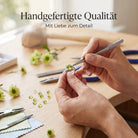 [KI] Handgefertigter Silberring mit Peridot bei der Schmuckherstellung