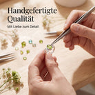 [KI] Handgefertigter Silberring mit Peridot bei der Schmuckherstellung