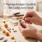 [KI] Handgefertigter Silberring mit Tigerauge bei der Schmuckherstellung