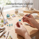 [KI] Handgefertigter Silberring mit Türkis bei der Schmuckherstellung