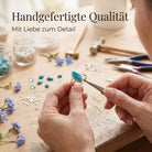 [KI] Handgefertigter Silberring mit Türkis bei der Schmuckherstellung