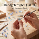 [KI] Handgefertigter Silberring mit Topas bei der Schmuckherstellung
