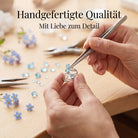 [KI] Handgefertigter Silberring mit Topas bei der Schmuckherstellung